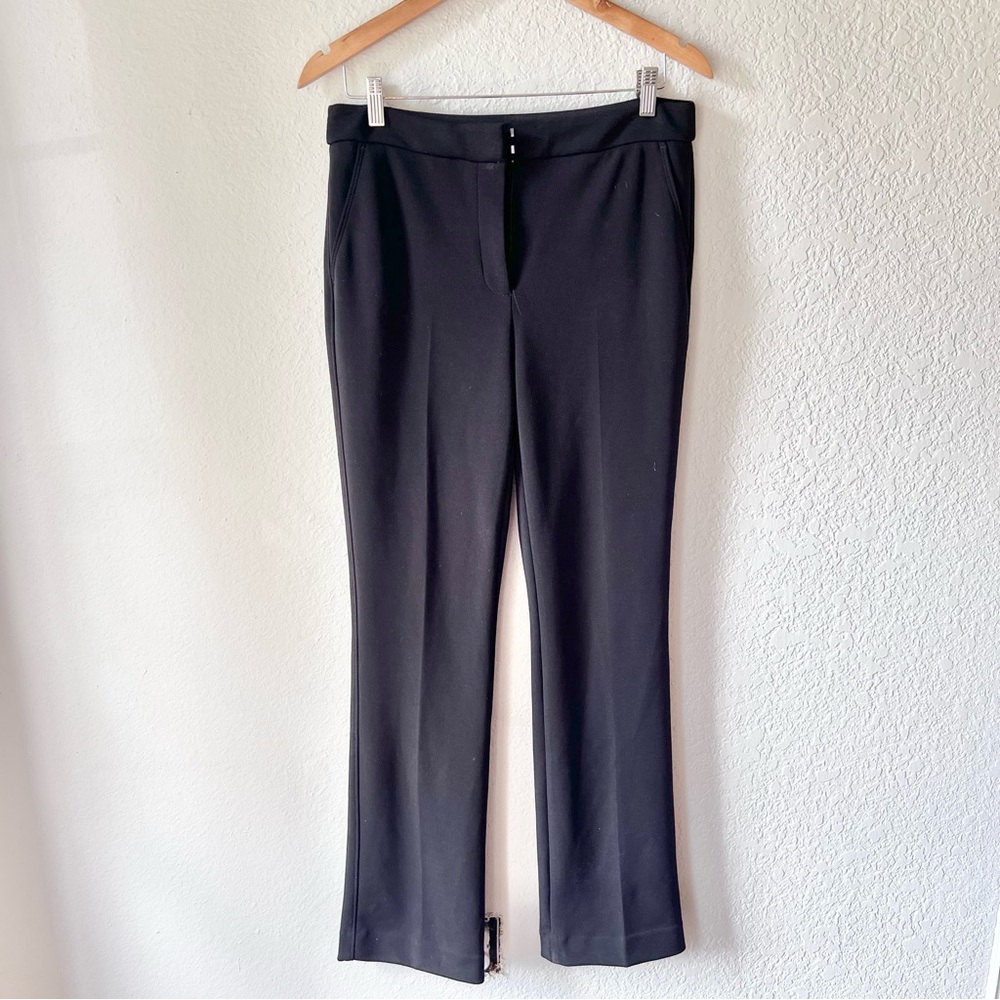 White House Black Market The Slim Black Dress Pant Sz 6